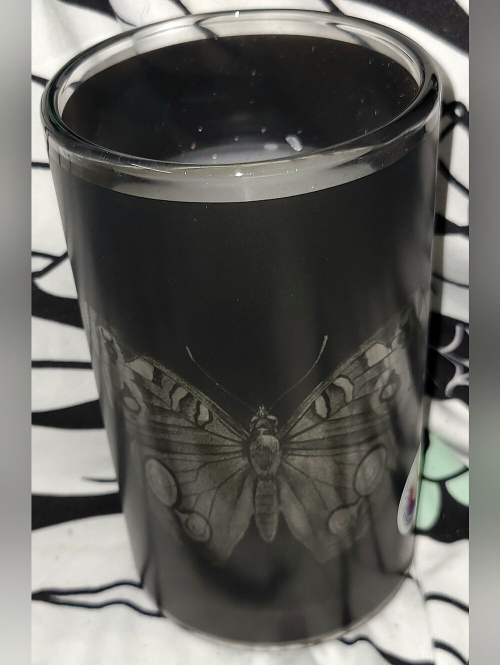 Butterfly. Color-Changing Candle. Holidays, Halloween, Goth